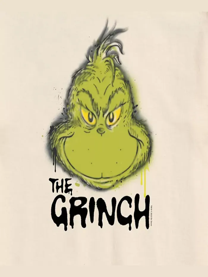 Мужская футболка с коротким рукавом "The Grinch Face" AIRWAVES — изображение 3 из 3, бежевый/хаки