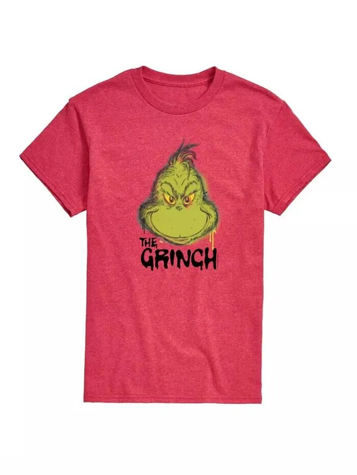 Мужская футболка с коротким рукавом The Grinch Face AIRWAVES — изображение 1 из 3, красный
