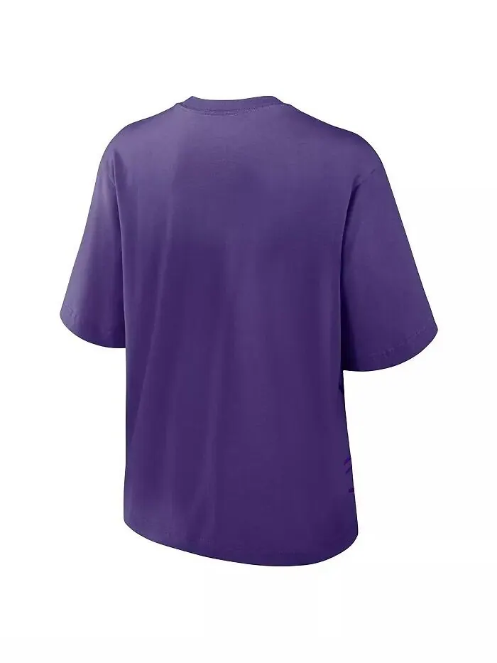 Женская фиолетовая свободная футболка Minnesota Vikings Nike — изображение 3 из 3