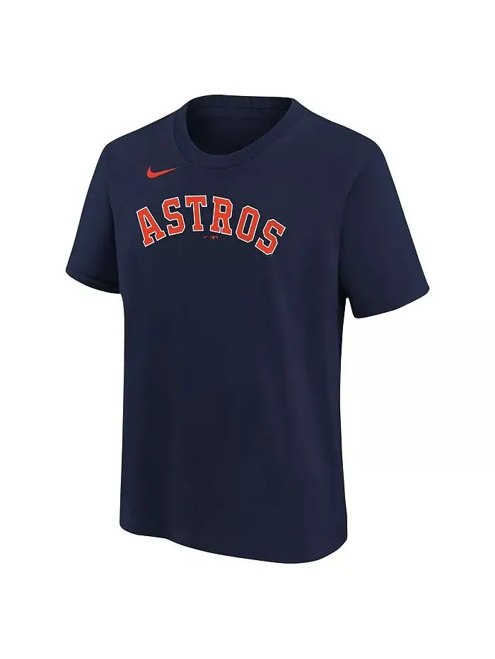 Футболка с именем и номером Big Boys Yainer Diaz Navy Houston Astros Nike — изображение 2 из 3