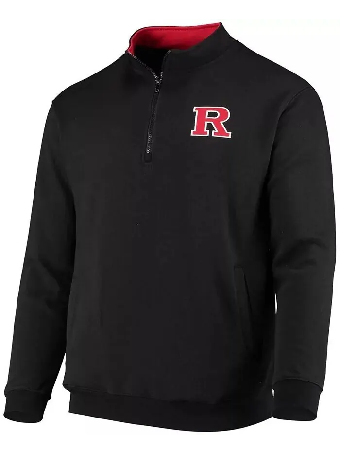 Мужская куртка на молнии с логотипом Rutgers Scarlet Knights Tortugas Colosseum — изображение 2 из 6, черный