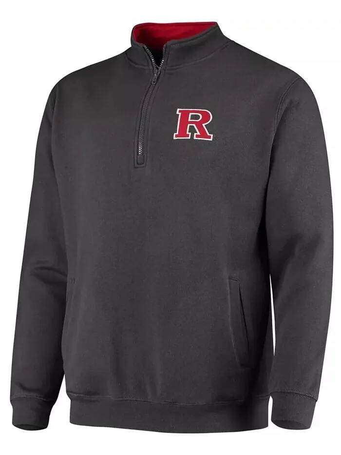 Мужская куртка на молнии с логотипом Rutgers Scarlet Knights Tortugas Colosseum — изображение 6 из 6, алый