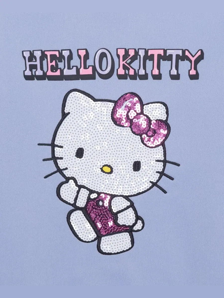 Комплект из 2 предметов толстовка и джоггеры Hello Kitty Graphic Epic Threads — изображение 7 из 8, синий