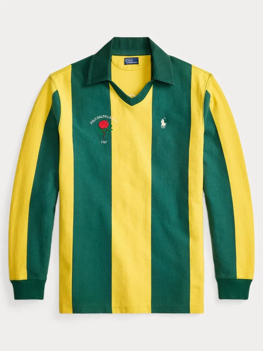 Свитшот Vintage с длинным рукавом Polo Ralph Lauren — изображение 5 из 5, зеленый/желтый