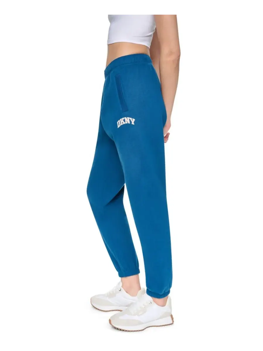 Женские спортивные брюки с мини-принтом Varsity DKNY Sport, Poseidon Oat — изображение 2 из 5