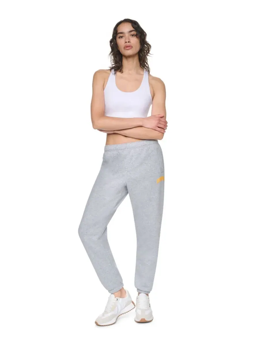 Джоггеры женские с мини-принтом Varsity Logo, средняя посадка DKNY Sport, Pgh/Taxi Cab — изображение 2 из 10