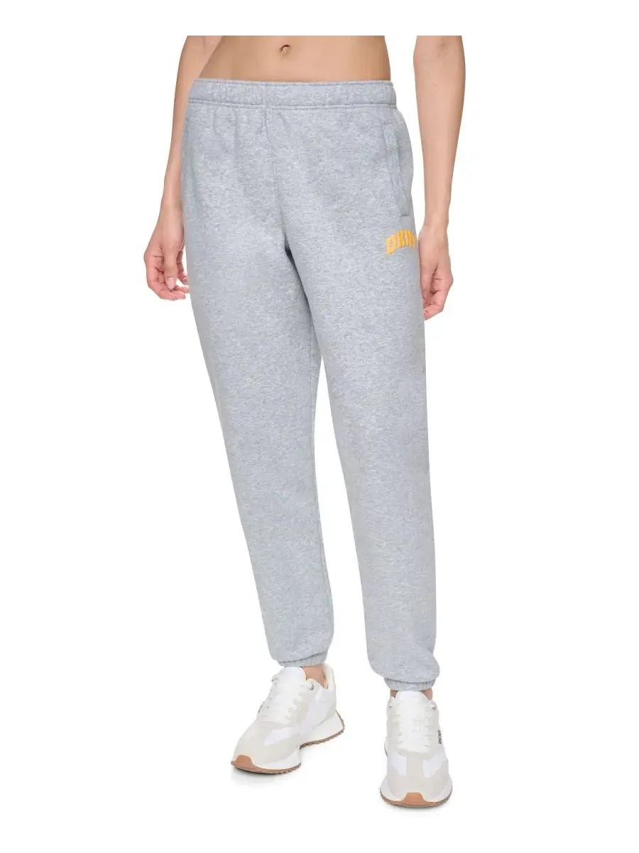 Джоггеры женские с мини-принтом Varsity Logo, средняя посадка DKNY Sport, Pgh/Taxi Cab — изображение 3 из 10
