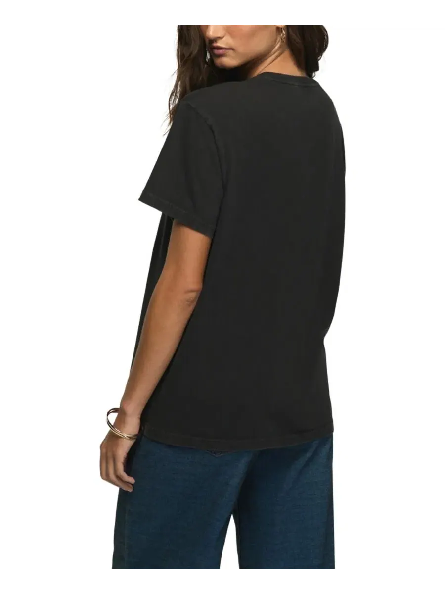 Футболка женская с принтом Celestial Lucky Sun Boyfriend Lucky Brand — изображение 5 из 5, черный
