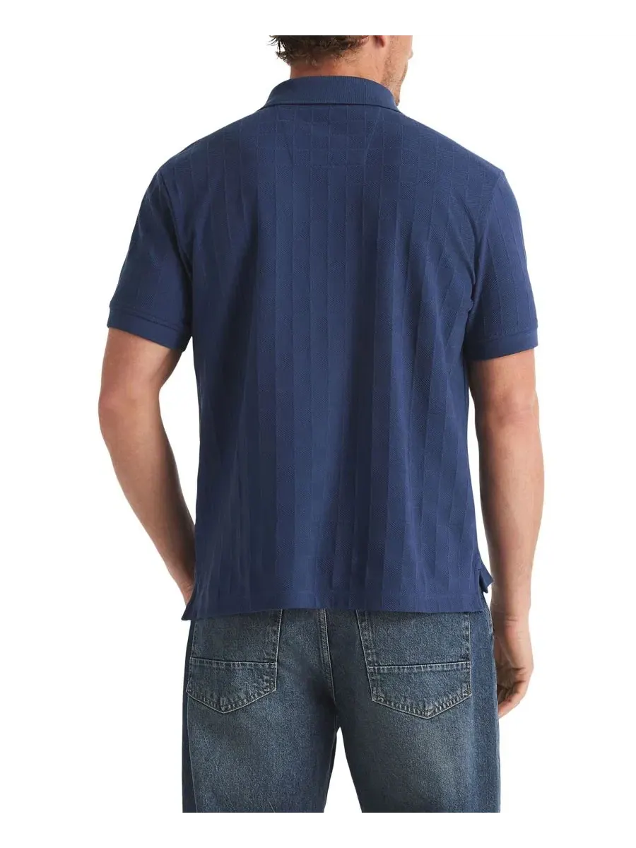 Мужское поло из джерси с жаккардовым узором Nautica, Workshirt — изображение 5 из 5