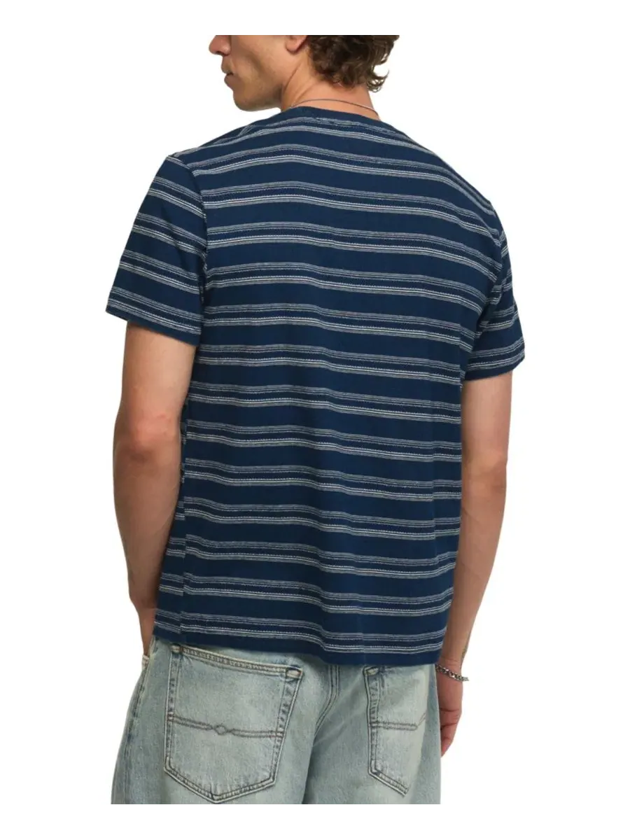 Футболка с джакардовым принтом Lucky Brand — изображение 4 из 4, синий