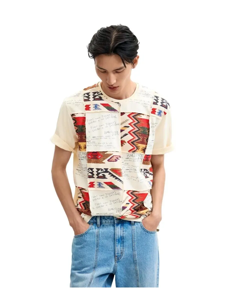 Футболка с принтом Desigual