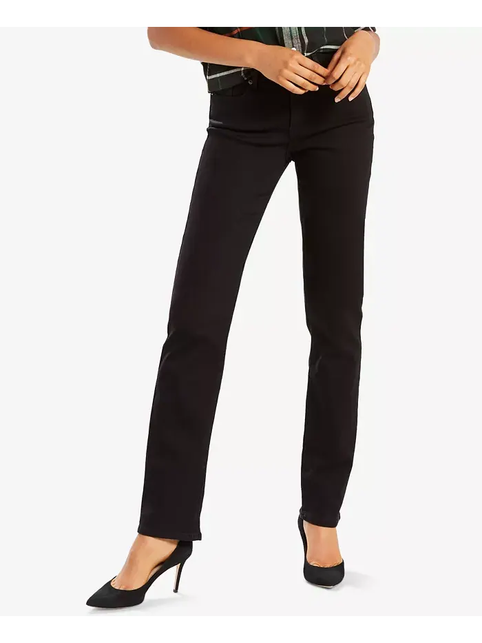 Женские классические джинсы Mid Rise с прямыми штанинами Levi'S