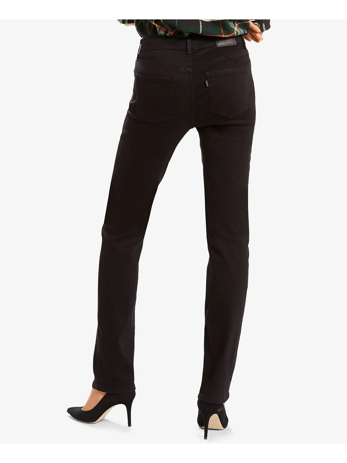 Женские джинсы Levi's Classic Mid-Rise Straight-Leg — изображение 2 из 7, черный