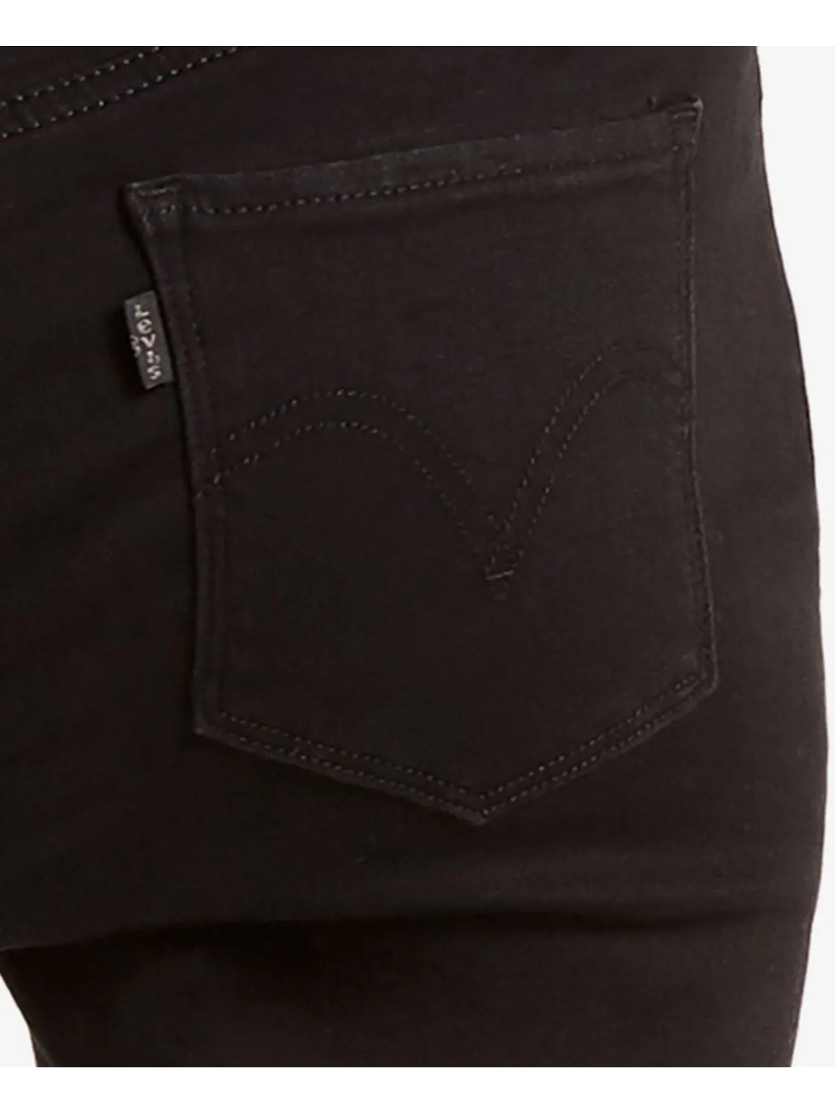 Женские джинсы Levi's Classic Mid-Rise Straight-Leg — изображение 6 из 7, черный