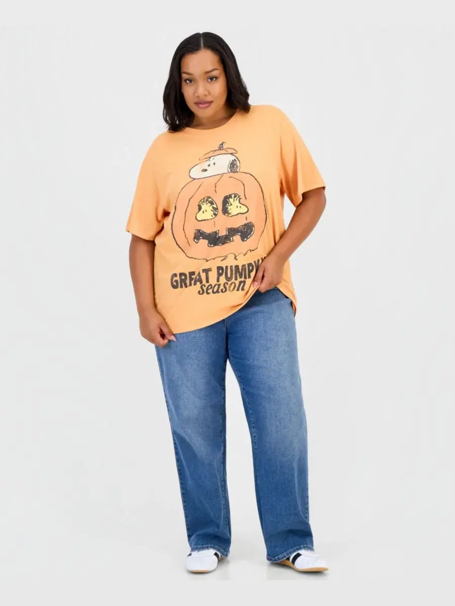 Футболка с принтом Great Pumpkin Season Grayson Threads, The Label — изображение 2 из 4, оранжевый