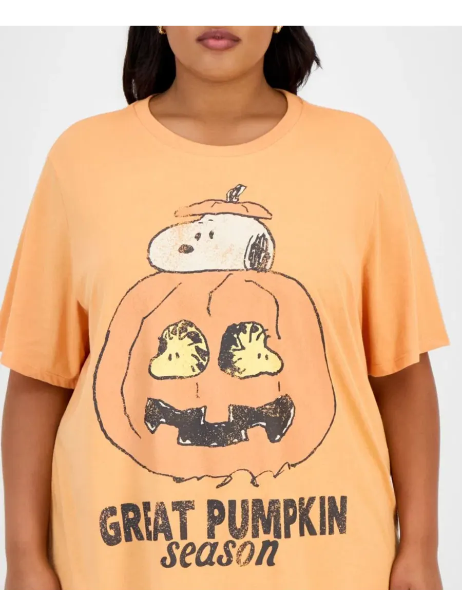 Футболка с принтом Great Pumpkin Season Grayson Threads, The Label — изображение 3 из 4, оранжевый