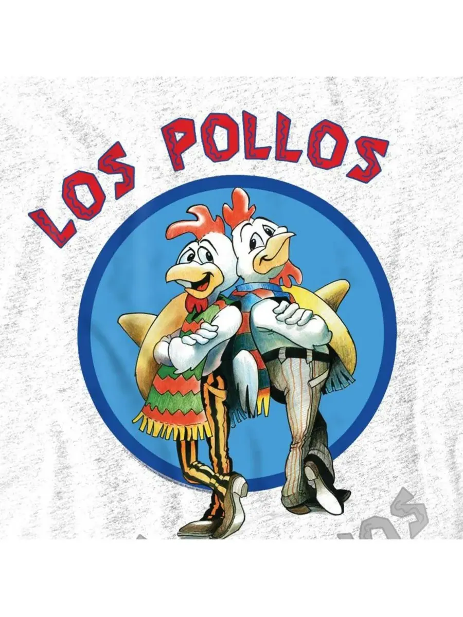 Футболка с принтом Los Pollos Hermanos Breaking Bad — изображение 3 из 3, приглушенный