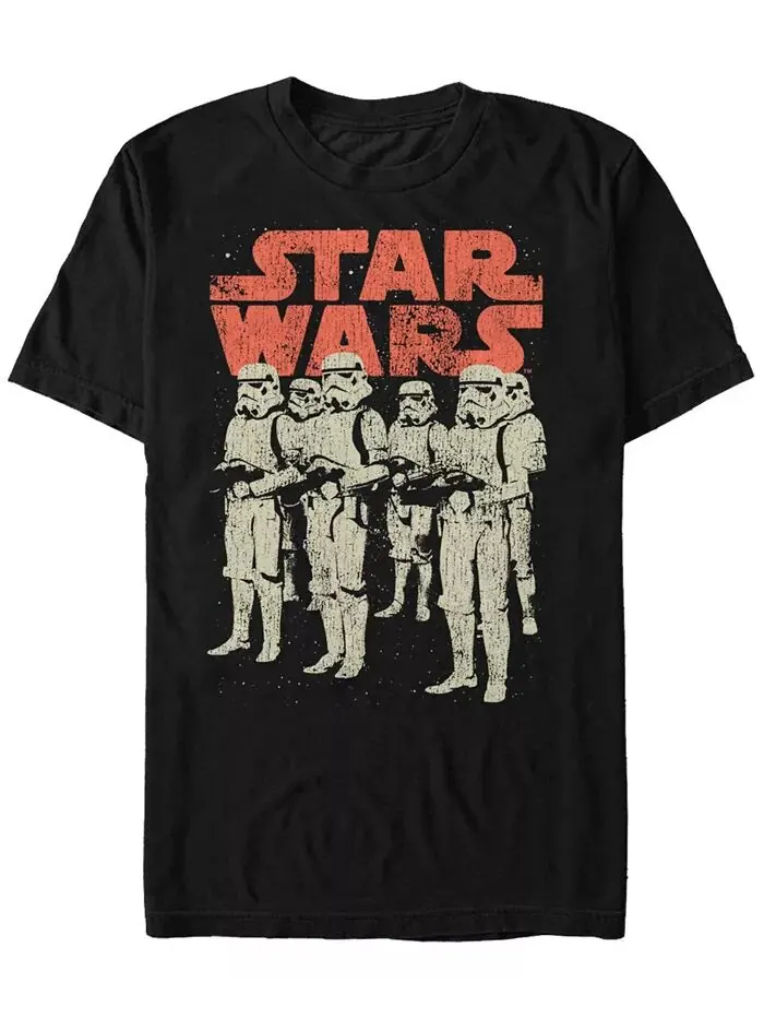 Мужская классическая футболка с коротким рукавом Stormtroopers Group Star Wars Fifth Sun — изображение 1 из 1, черный