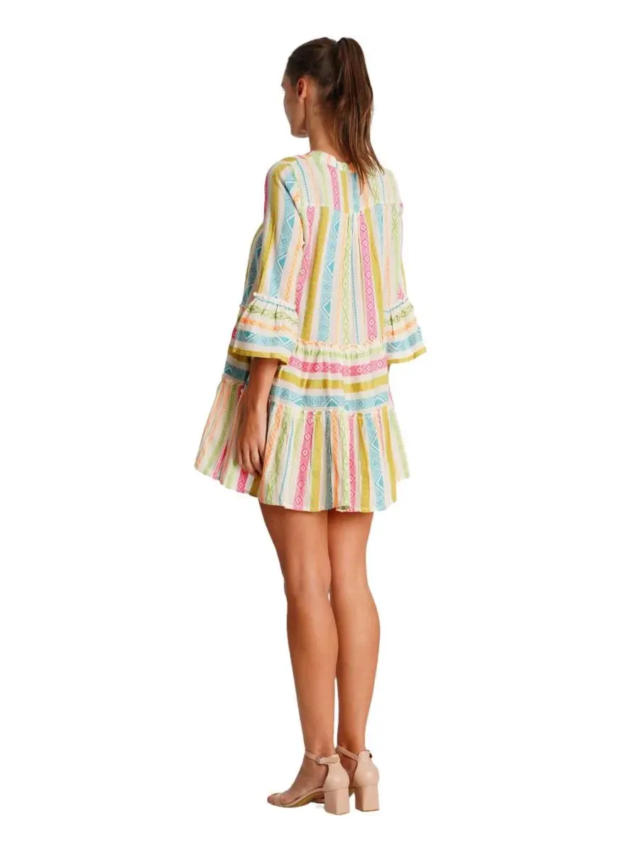 La Moda Clothing Женский полосатый кафтан Calypso — изображение 2 из 4, нет цвета