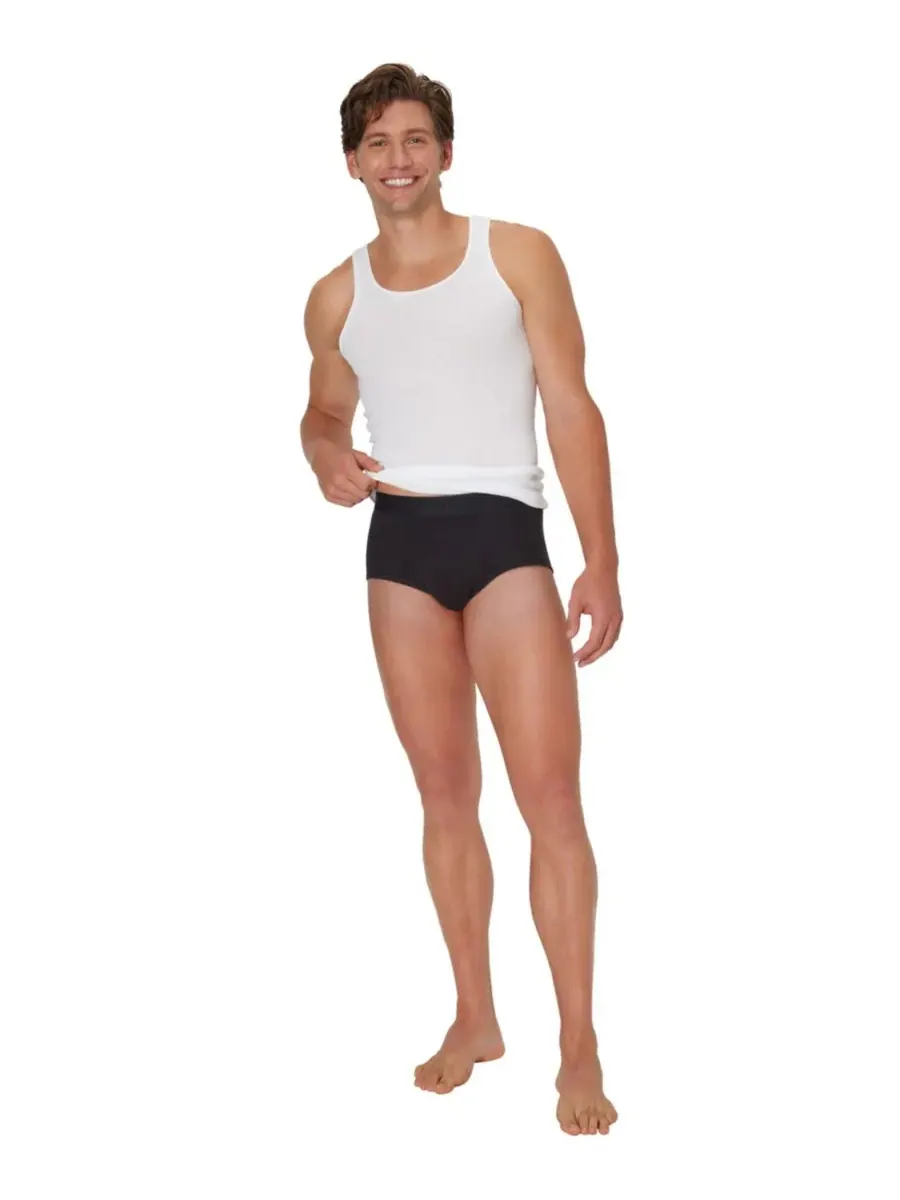 Мужские трусы Ultimate Dyed, упаковка из 6 штук Hanes — изображение 2 из 5, черный/серый