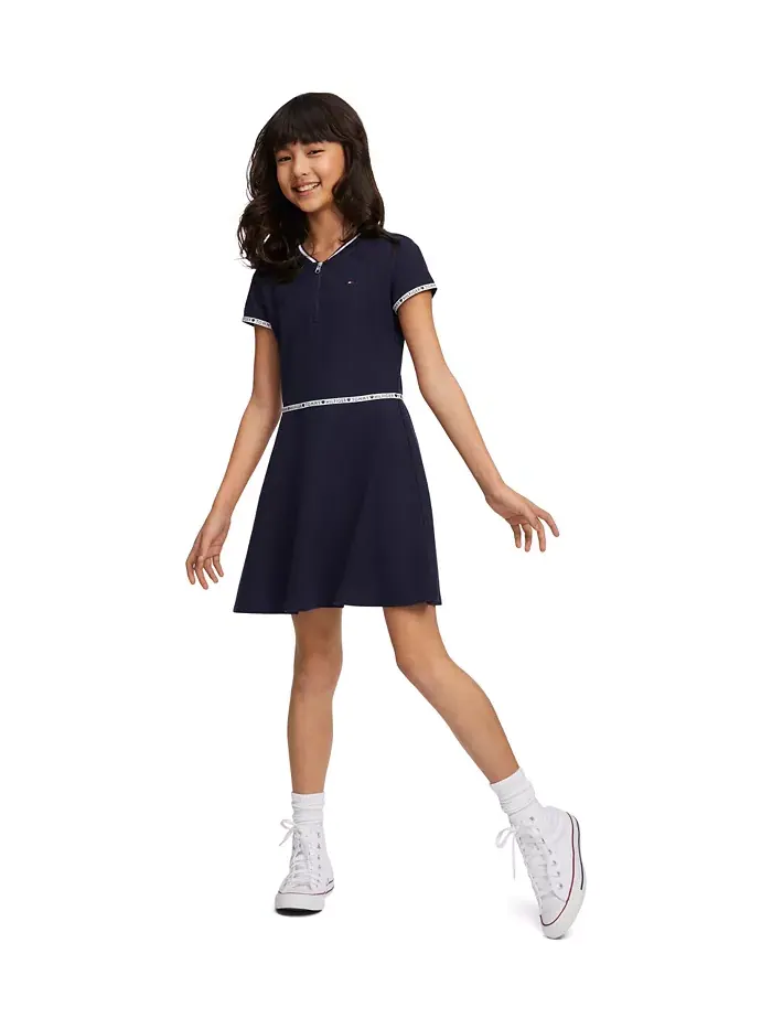 Платье с молнией до четверти для девочек Tommy Hilfiger