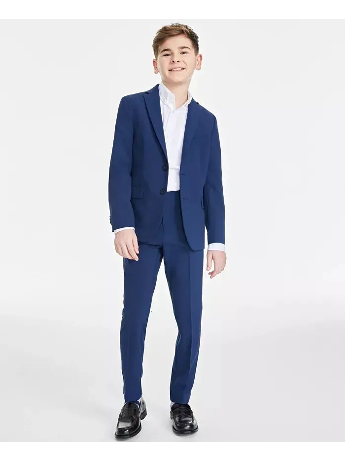 Большие мальчики Solid Slim-Fit костюм Раздельные части Kenneth Cole Reaction