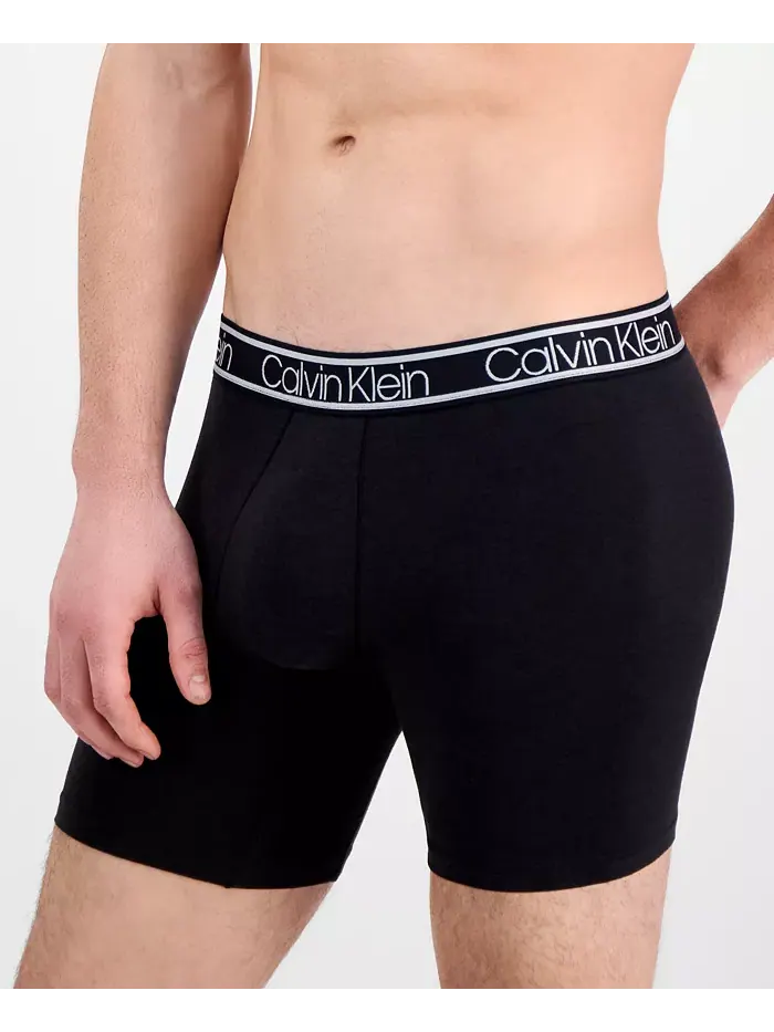 Мужские боксеры с логотипом Comfort, 3 шт Calvin Klein — изображение 2 из 4, черный