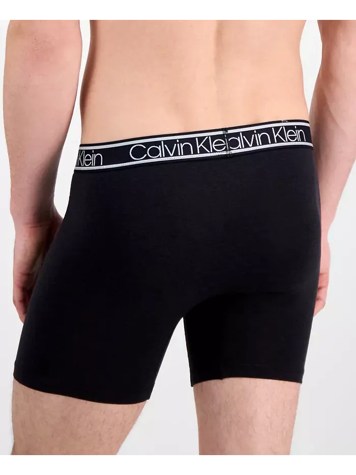 Мужские боксеры с логотипом Comfort, 3 шт Calvin Klein — изображение 3 из 4, черный