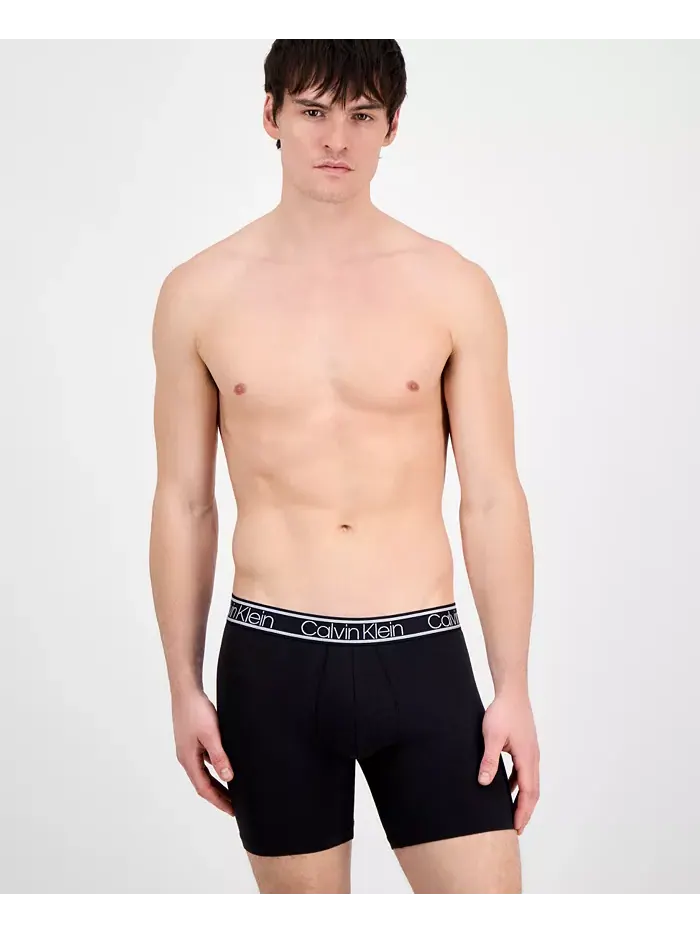 Мужские боксеры с логотипом Comfort, 3 шт Calvin Klein — изображение 4 из 4, черный