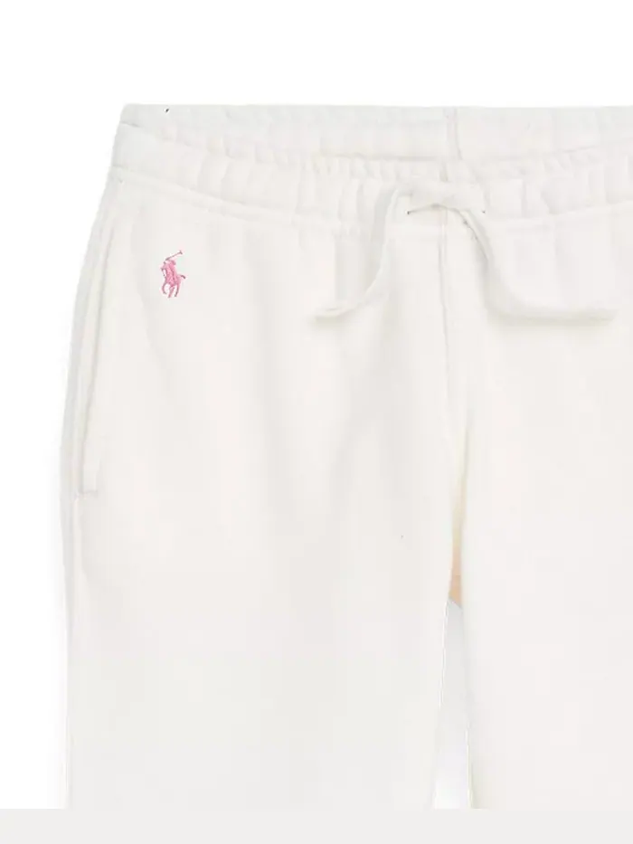 Флисовые спортивные брюки для больших девочек Polo Ralph Lauren — изображение 3 из 3, белый