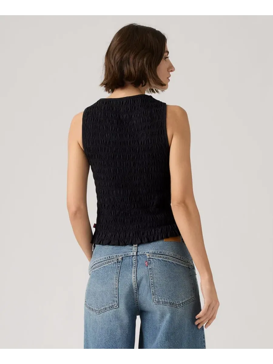 Женская блузка Bella с присборенным вырезом-лодочкой Levi'S — изображение 4 из 4, антрацит