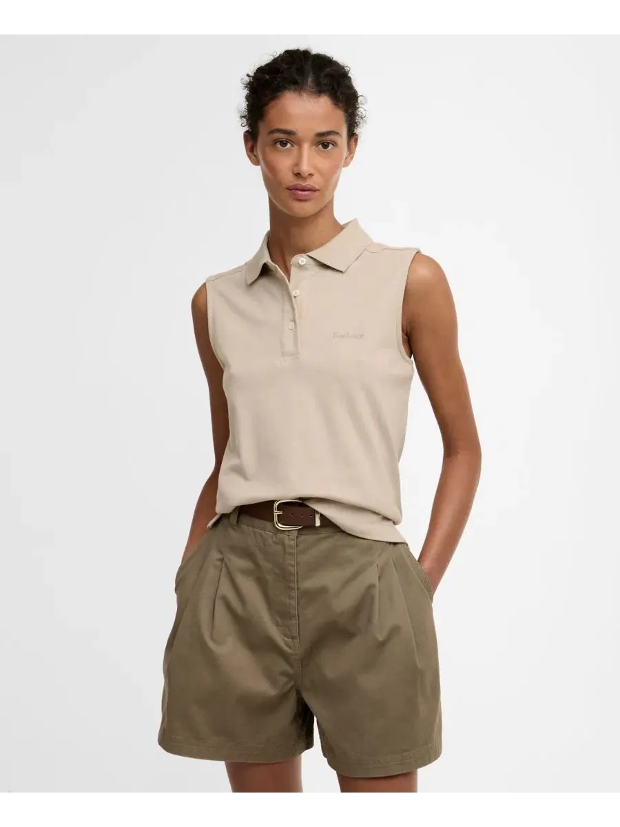 Женская поло-рубашка Bowford с ребристым воротником Barbour