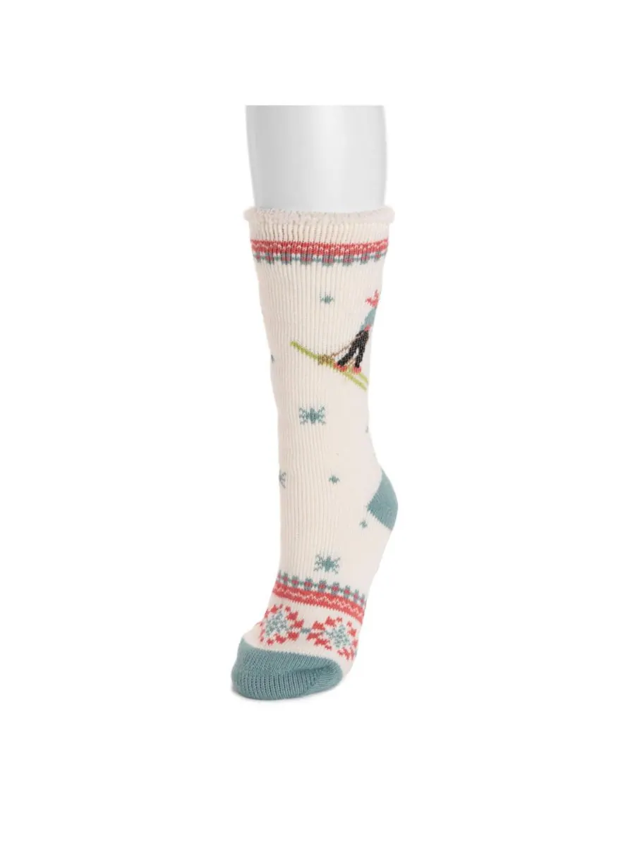 Женские носки для сохранения тепла MUK LUKS — изображение 1 из 5, белый