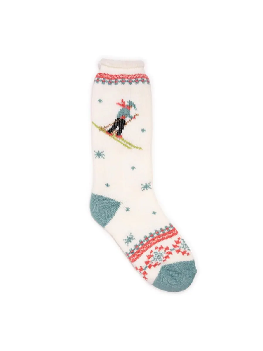 Женские носки для сохранения тепла MUK LUKS — изображение 2 из 5, белый