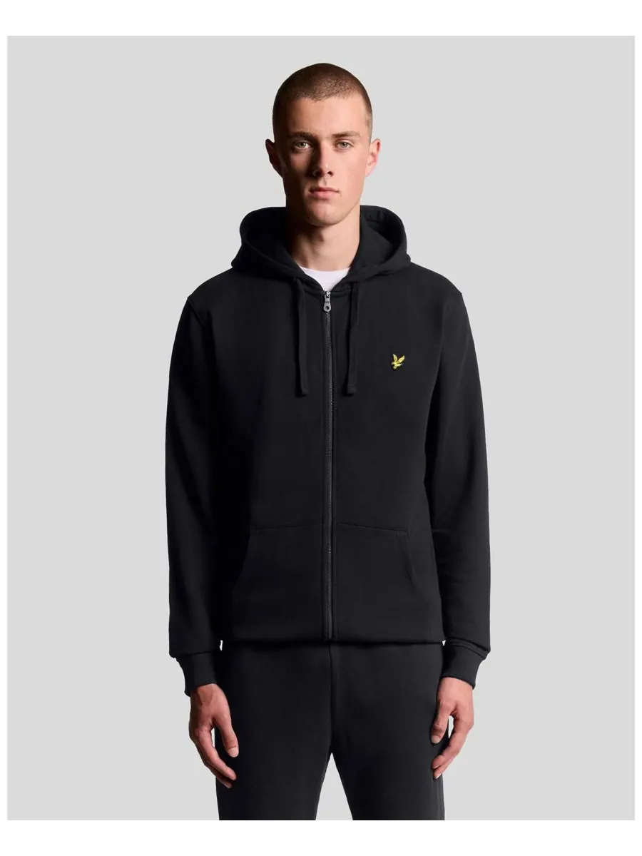 Мужская толстовка на молнии Lyle & Scott — изображение 1 из 5, черный