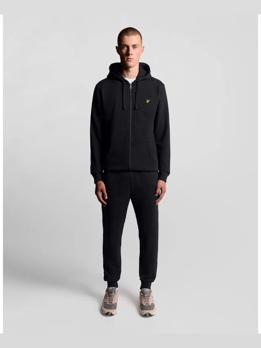 Мужская толстовка на молнии Lyle & Scott — изображение 3 из 5, черный