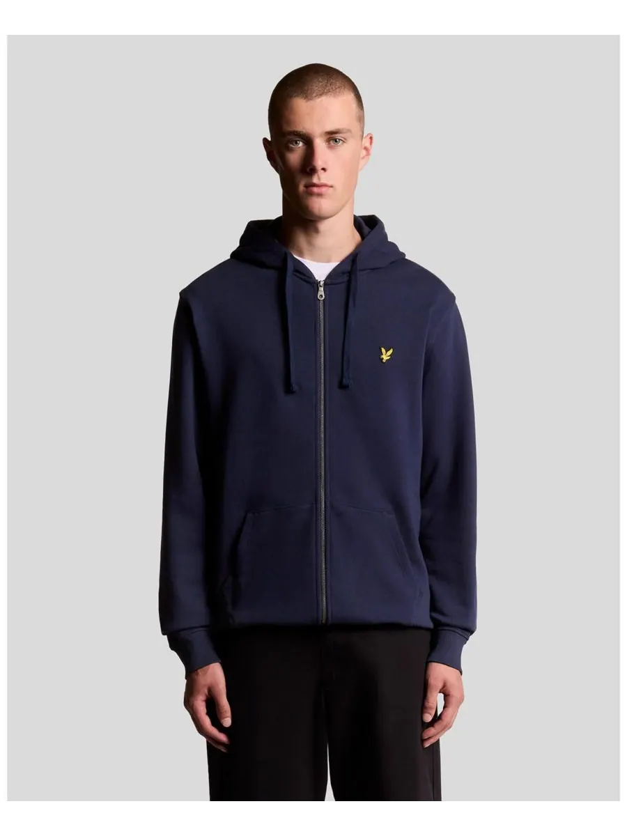 Мужская толстовка на молнии Lyle & Scott — изображение 1 из 6, темно-синий