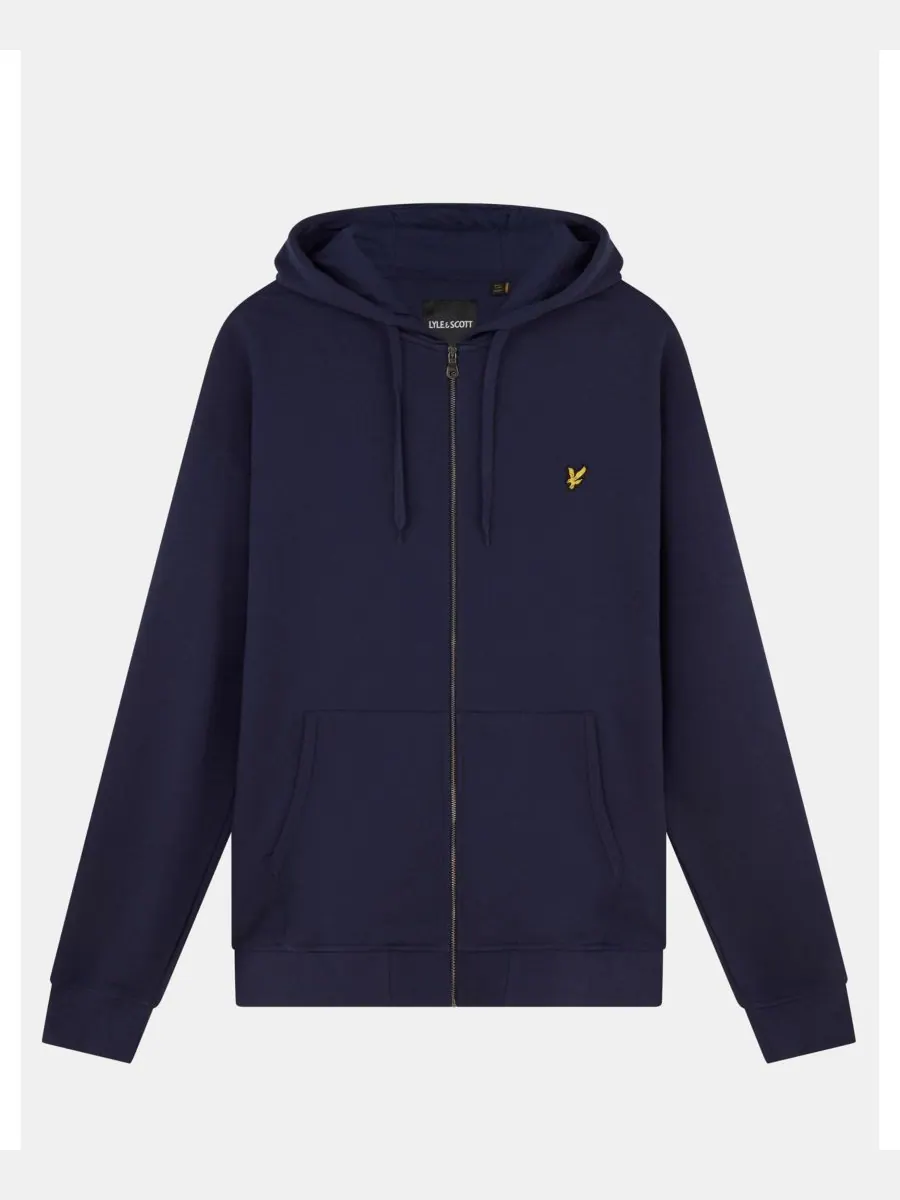 Мужская толстовка на молнии Lyle & Scott — изображение 4 из 6, темно-синий