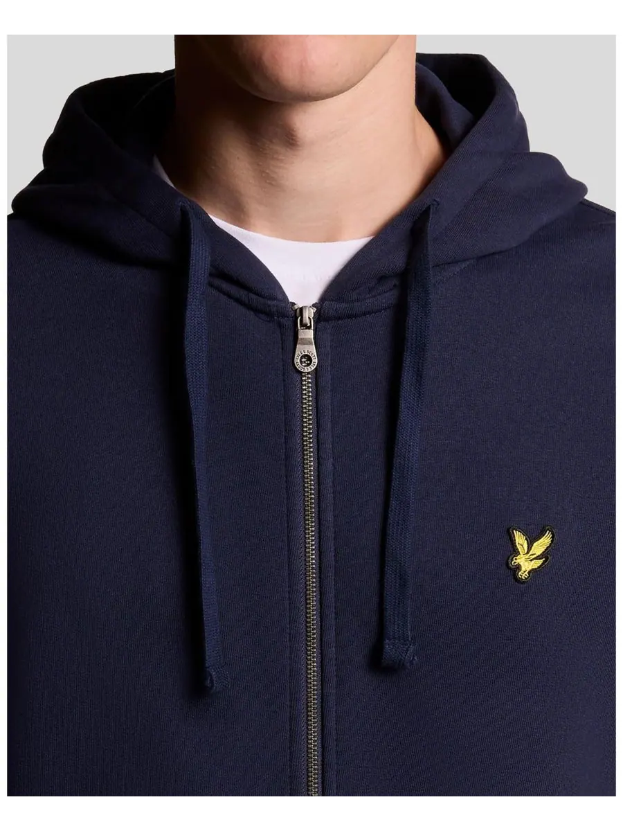 Мужская толстовка на молнии Lyle & Scott — изображение 5 из 6, темно-синий