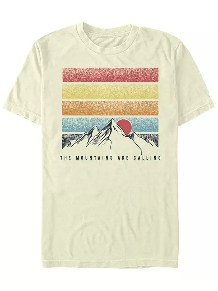 Мужская футболка с коротким рукавом Mountains Calling Crew Fifth Sun — изображение 1 из 1, прозрачный