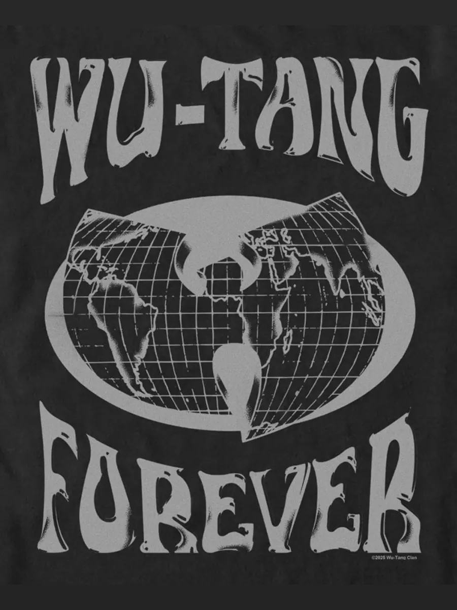 Мужская футболка с графическим принтом Wu-Tang Clan Fifth Sun — изображение 3 из 3, черный