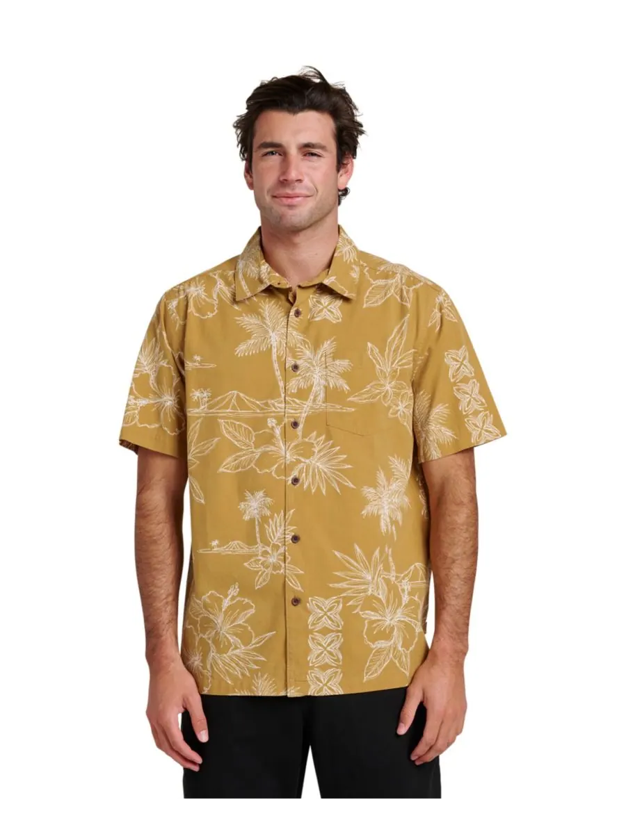 Мужская футболка Quiksilver Scenic Drive Quiksilver Waterman, Wood Thrush — изображение 1 из 3