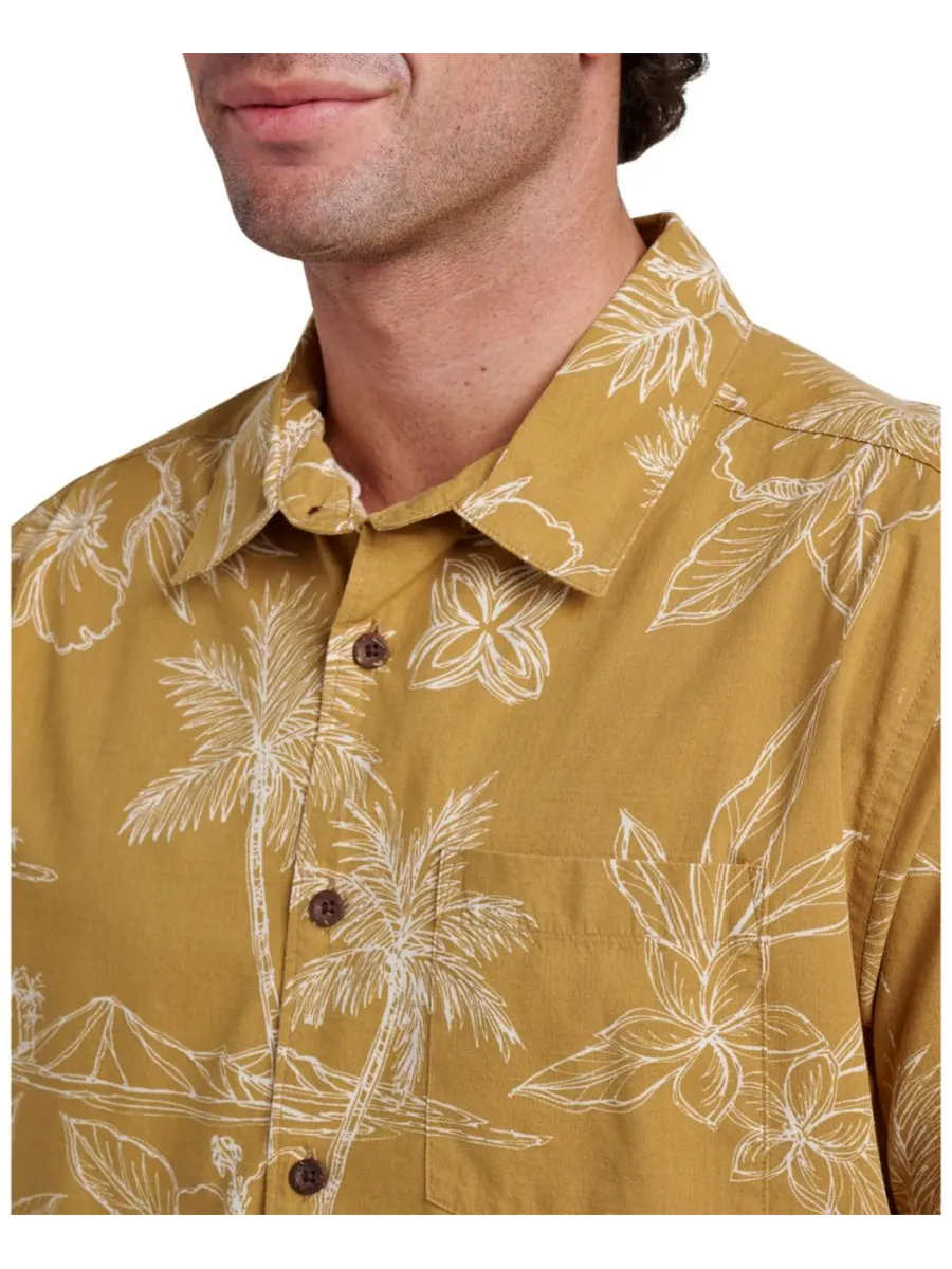 Мужская футболка Quiksilver Scenic Drive Quiksilver Waterman, Wood Thrush — изображение 2 из 3