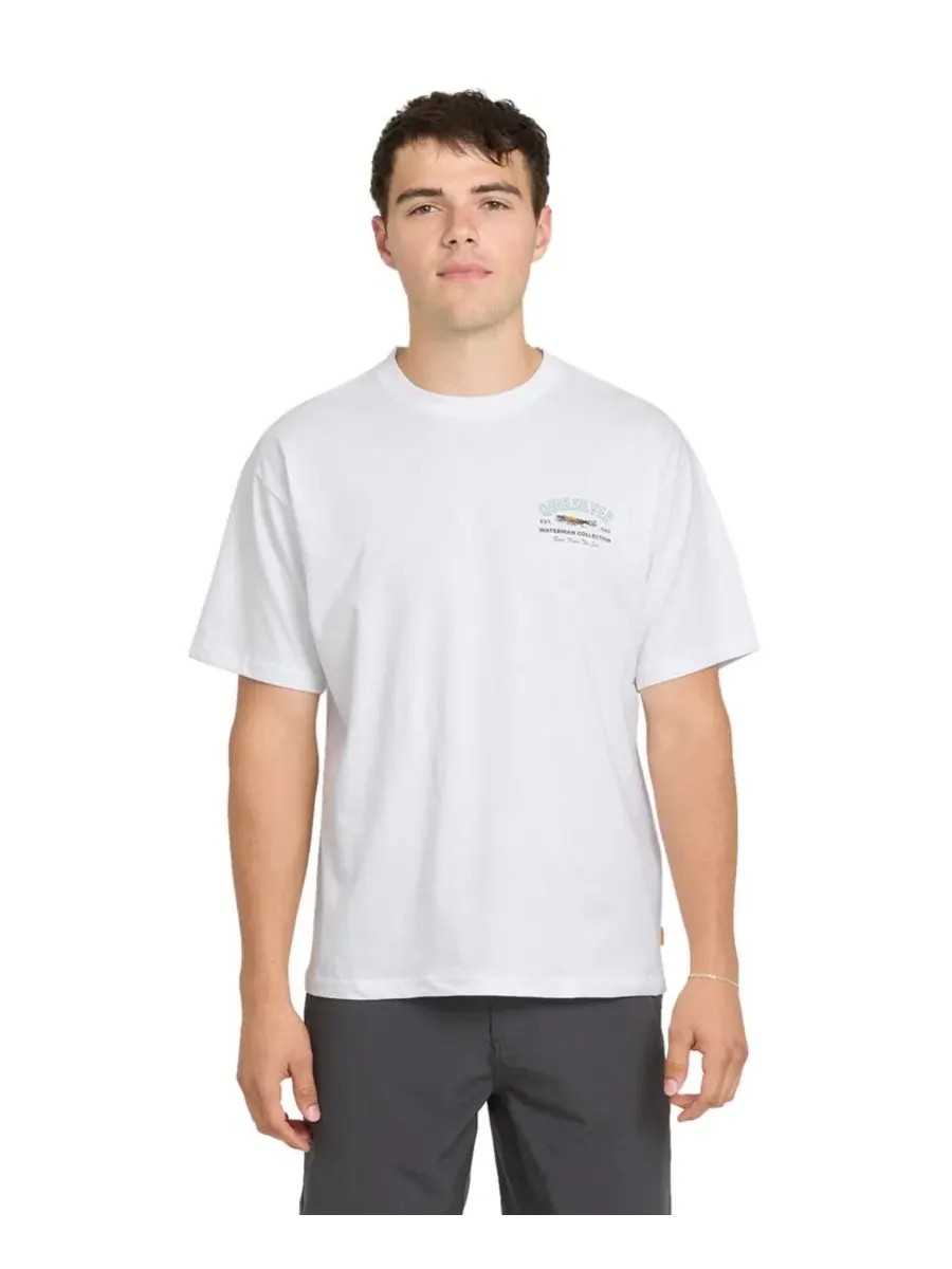 Футболка с коротким рукавом Quiksilver Waterman — изображение 2 из 3, белый