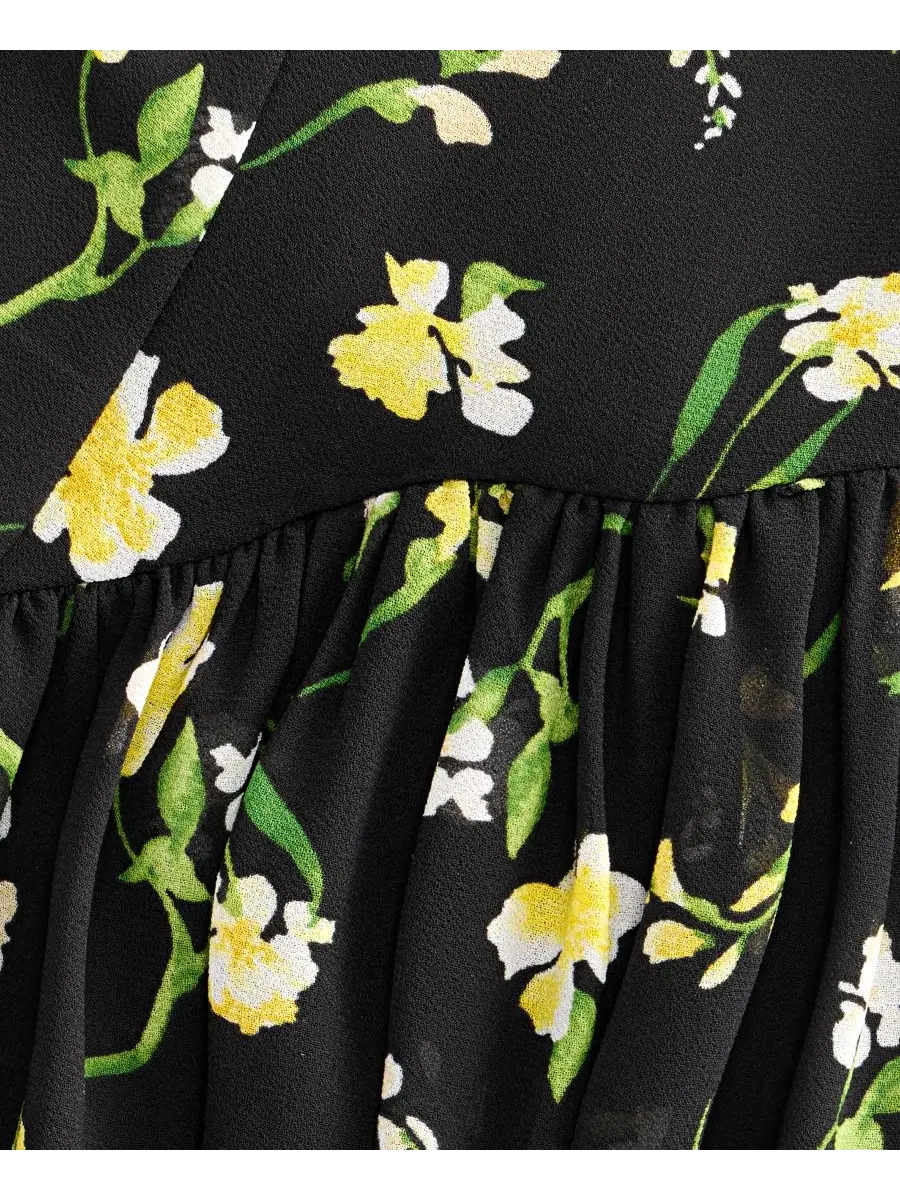 Платье миди с заниженной талией, с принтом On 34th, Ivy Floral — изображение 4 из 4
