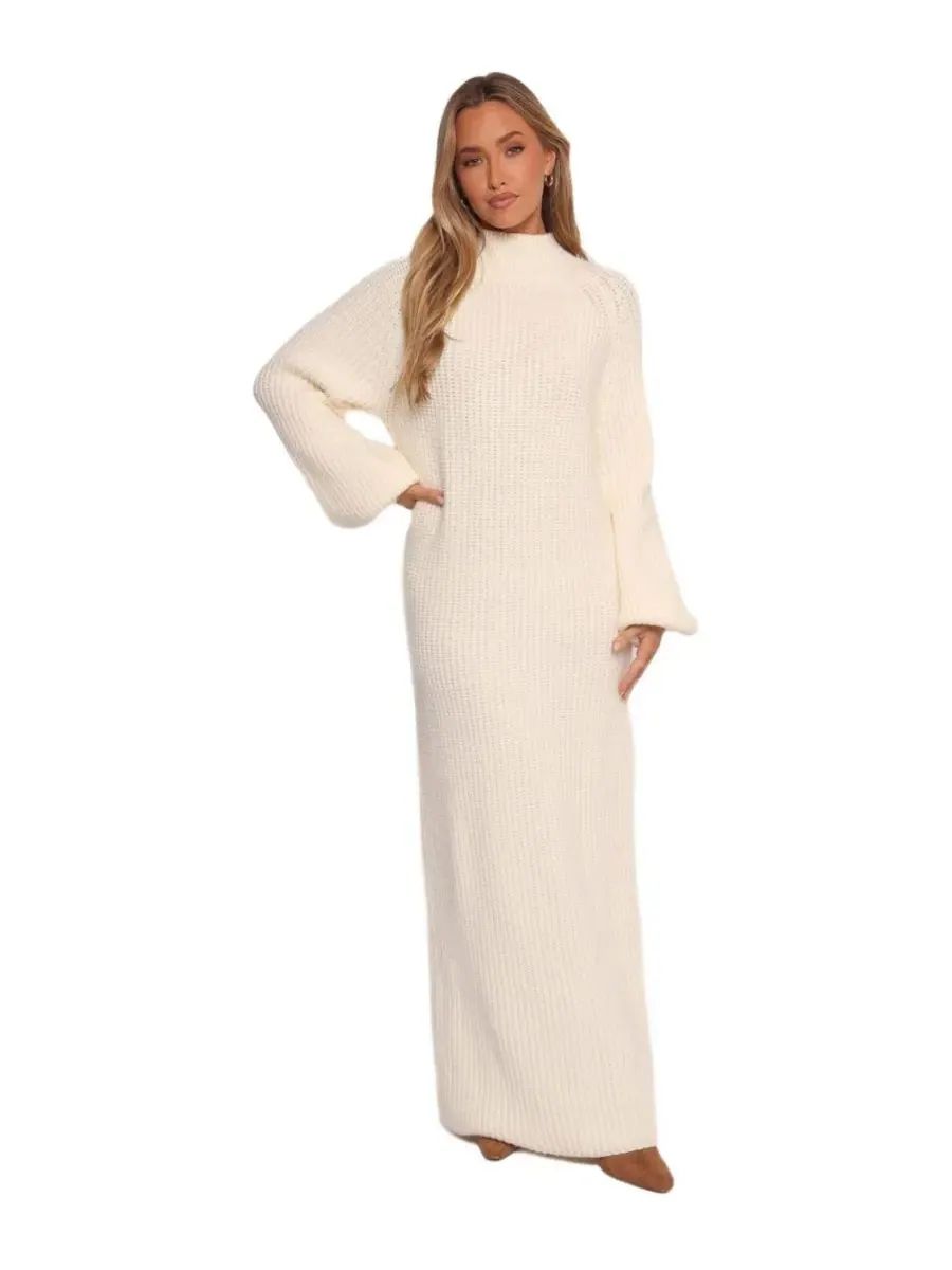 Платье макси Tobin Knit Petal and Pup — изображение 1 из 4, бежевый