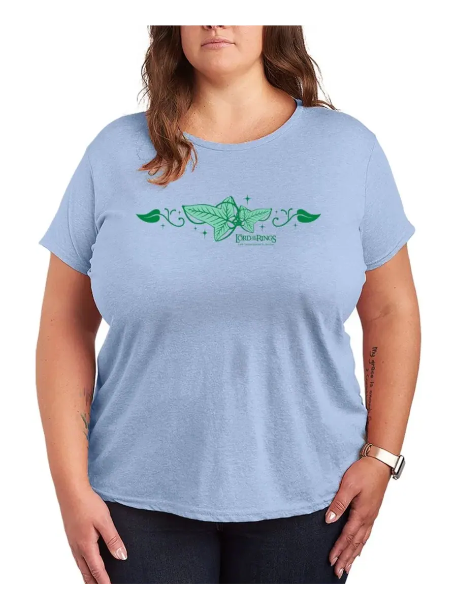 Футболка с принтом Elven Ivy Leaf Brooch Hybrid Apparel — изображение 1 из 3, синий