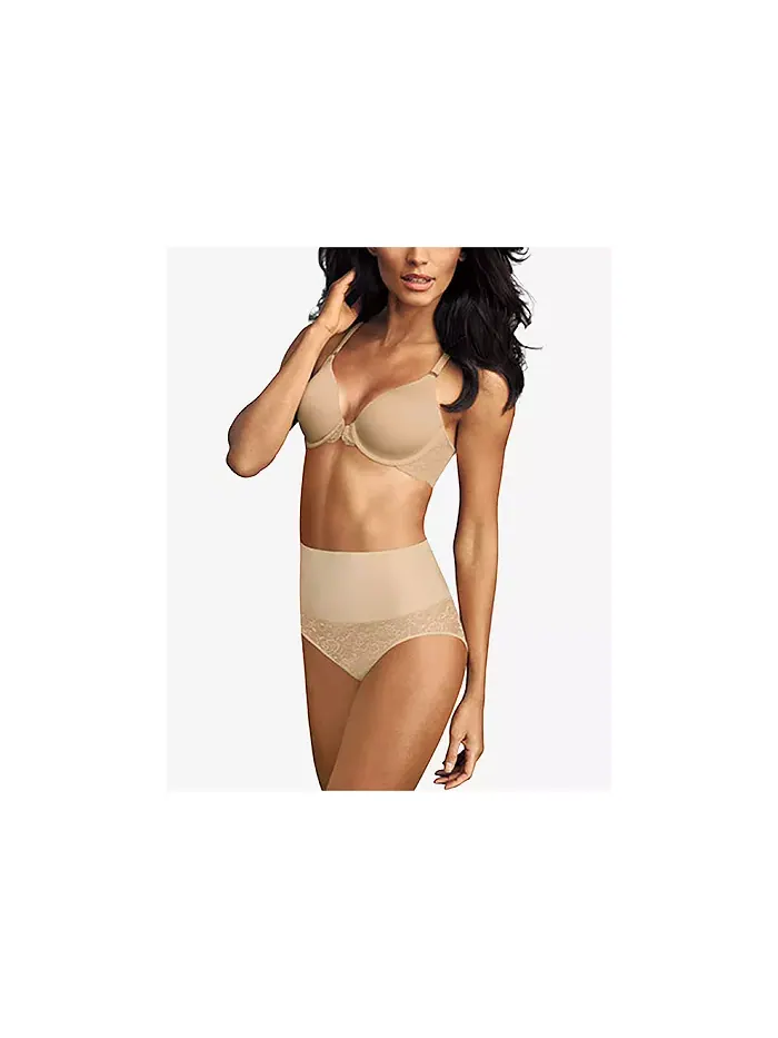 Бюстгальтер с плотной поддержкой Tame Your Tummy DM0051 Maidenform — изображение 4 из 5, коричневый/бежевый