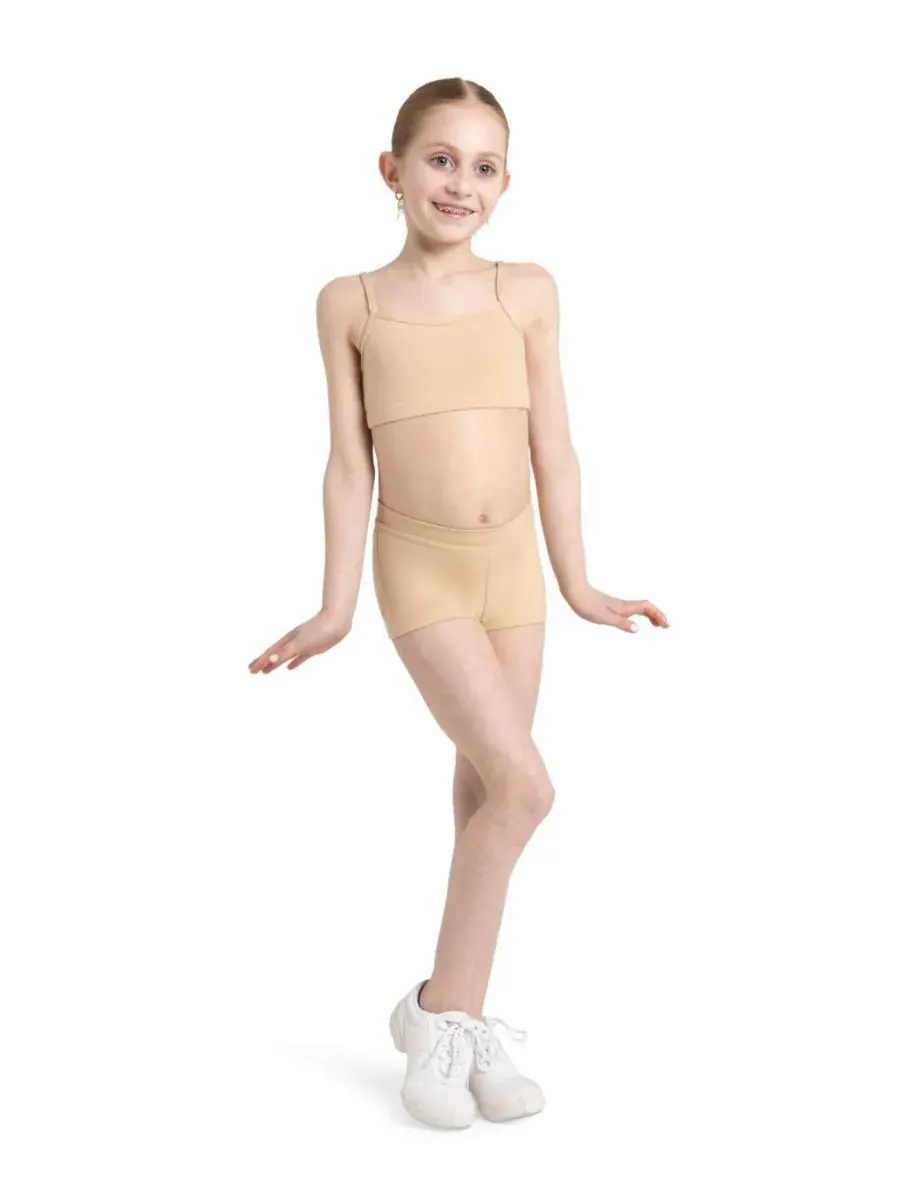 Короткие шорты с низкой посадкой для девушек Capezio — изображение 3 из 4, нудовый
