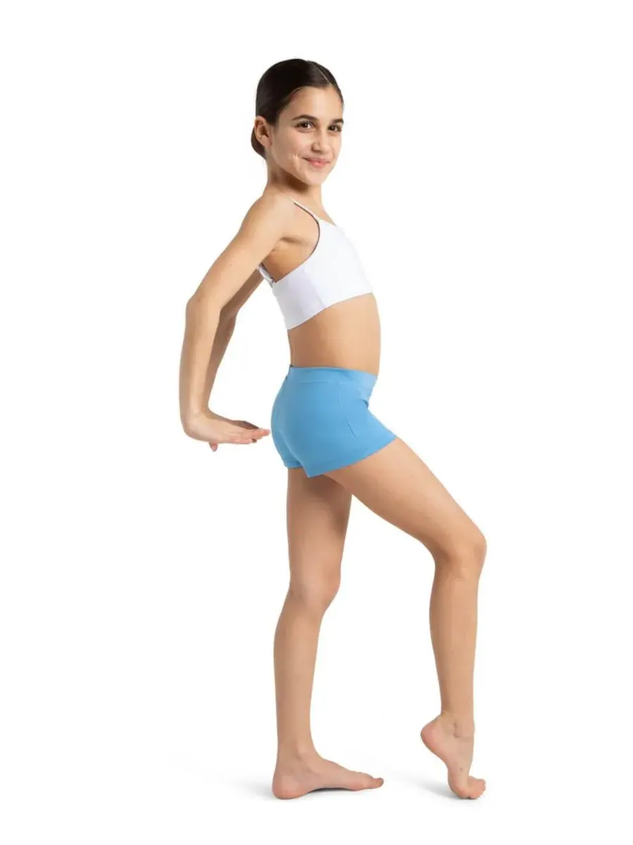Короткие шорты с низкой посадкой для девушек Capezio — изображение 3 из 4, синий